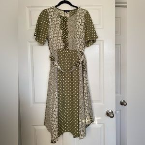 Roolee Multi Pattern Aline Spring Dress